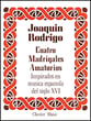 Cuatro Madrigales Amatorios-High Vocal Solo & Collections sheet music cover